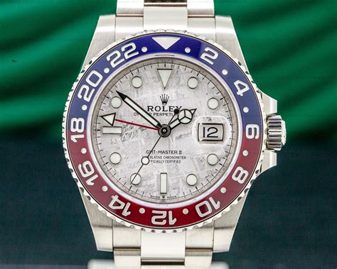 rolex gmt-master ii white gold|rolex pepsi white gold price.